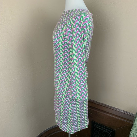 Melly M Small 3/4 Abstract Design Dress - Picture 3 of 12